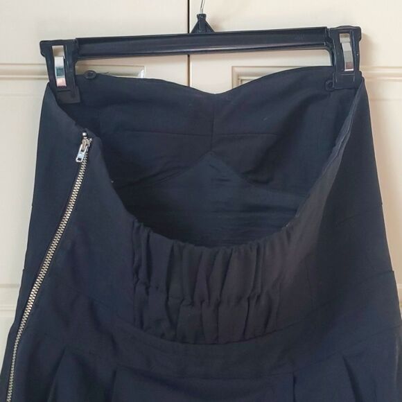 WILFRED, Black Strapless Cocktail Dress, Worn 1x Size 4 - Picture 6 of 9